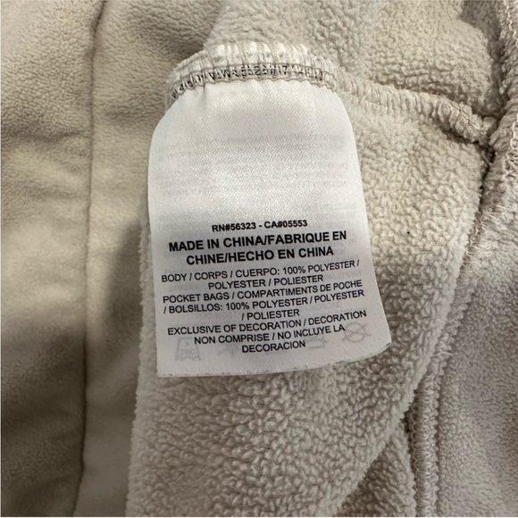 Nike Fleece Oatmeal Hooded Pullover XS - Picture 8 of 9